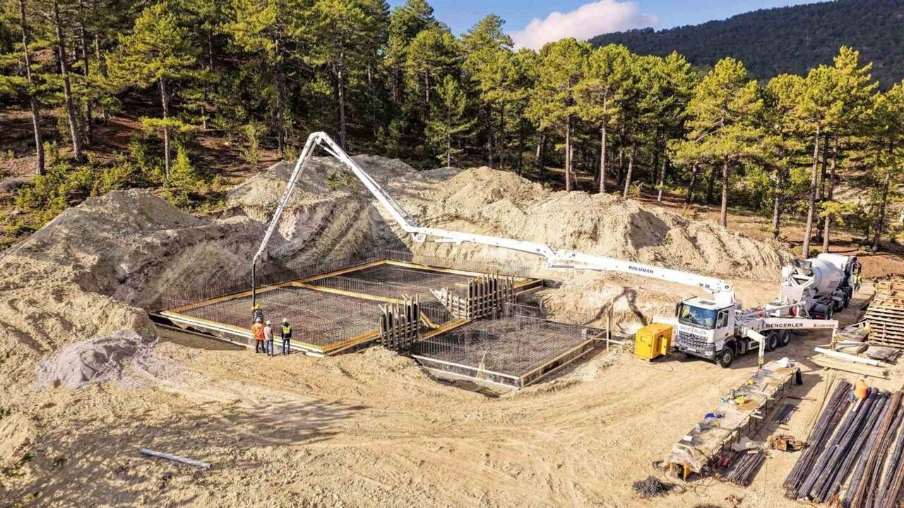 Çameli’de güçlü içme suyu akışı için yeni depo inşa ediliyor