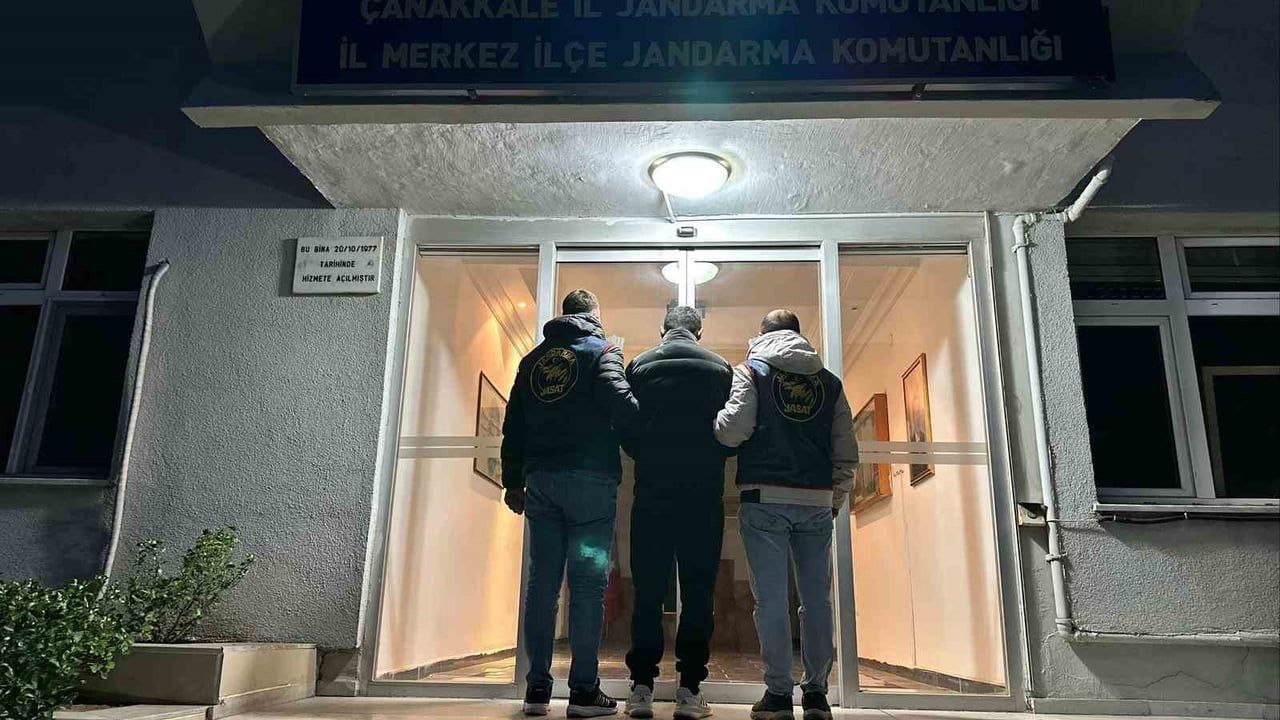 Çanakkale'de Kesinleşmiş Hapis Cezası Olan 9 Şüpheli Yakalandı
