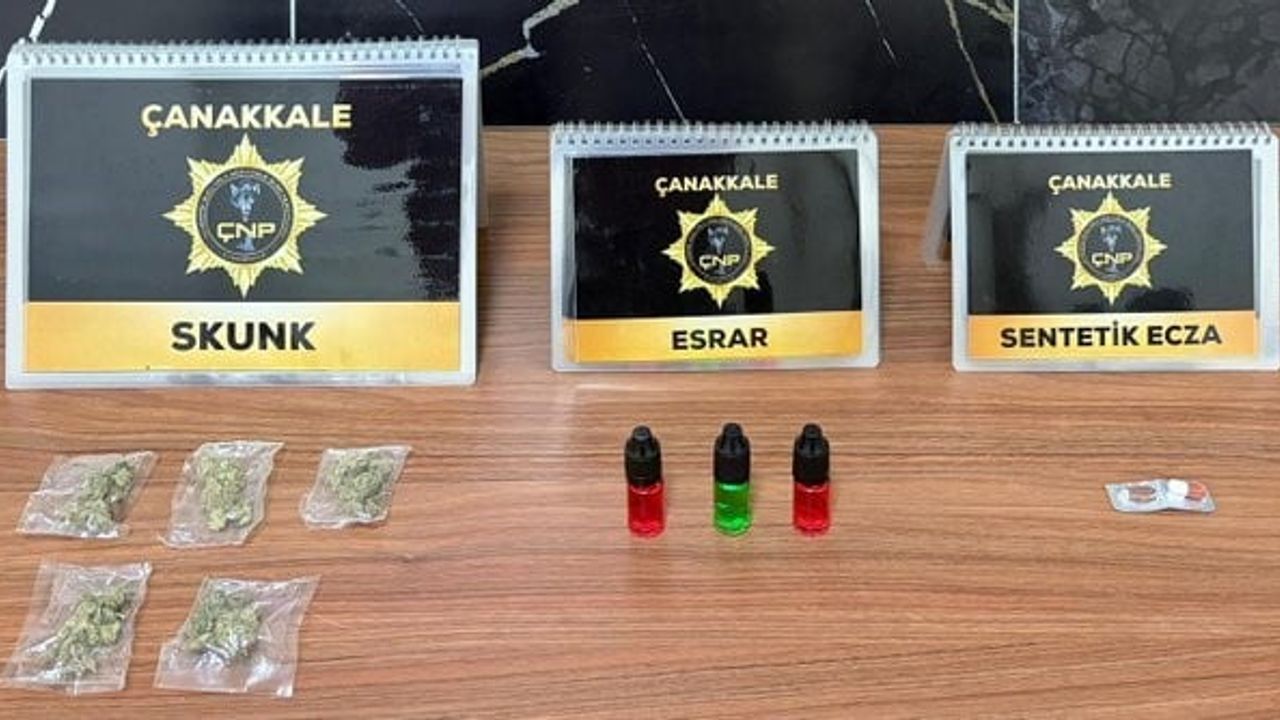 Çanakkale'de Uyuşturucu Operasyonu: 6 Tutuklama