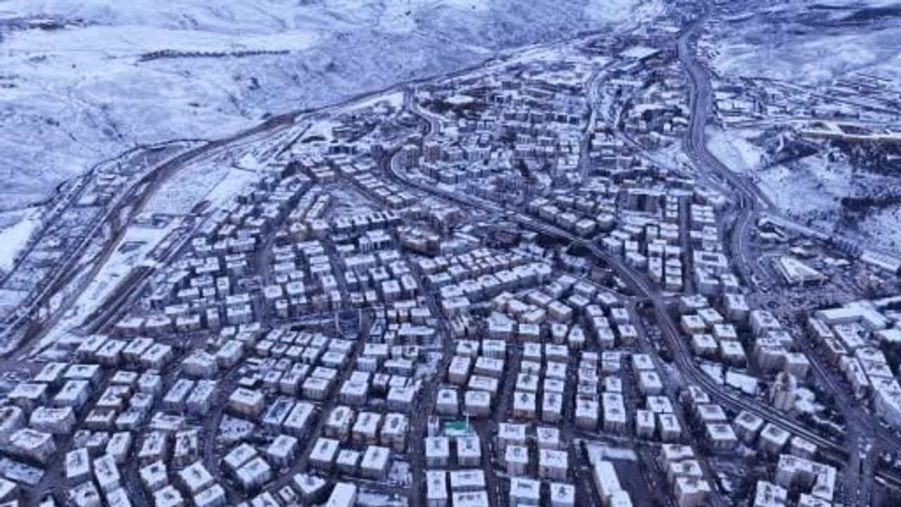 Çankırı Beyaz Örtüyle Kaplandı