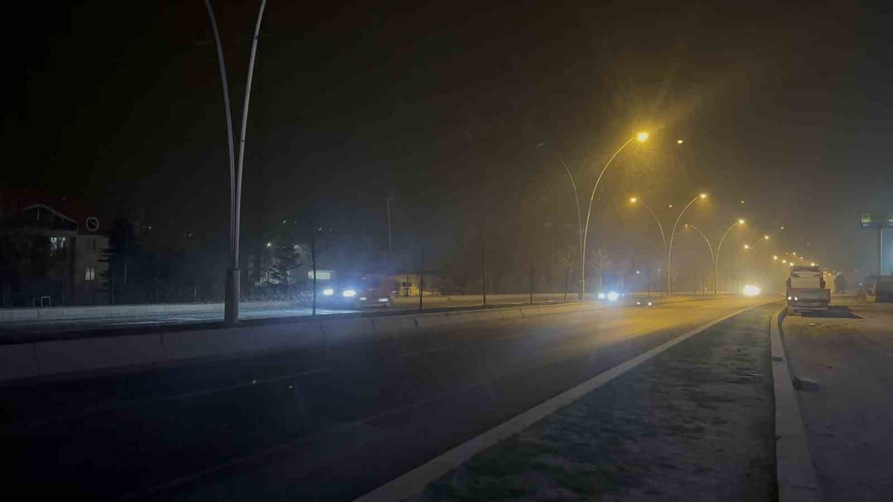 Çankırı'da Kar Yağışı Başladı