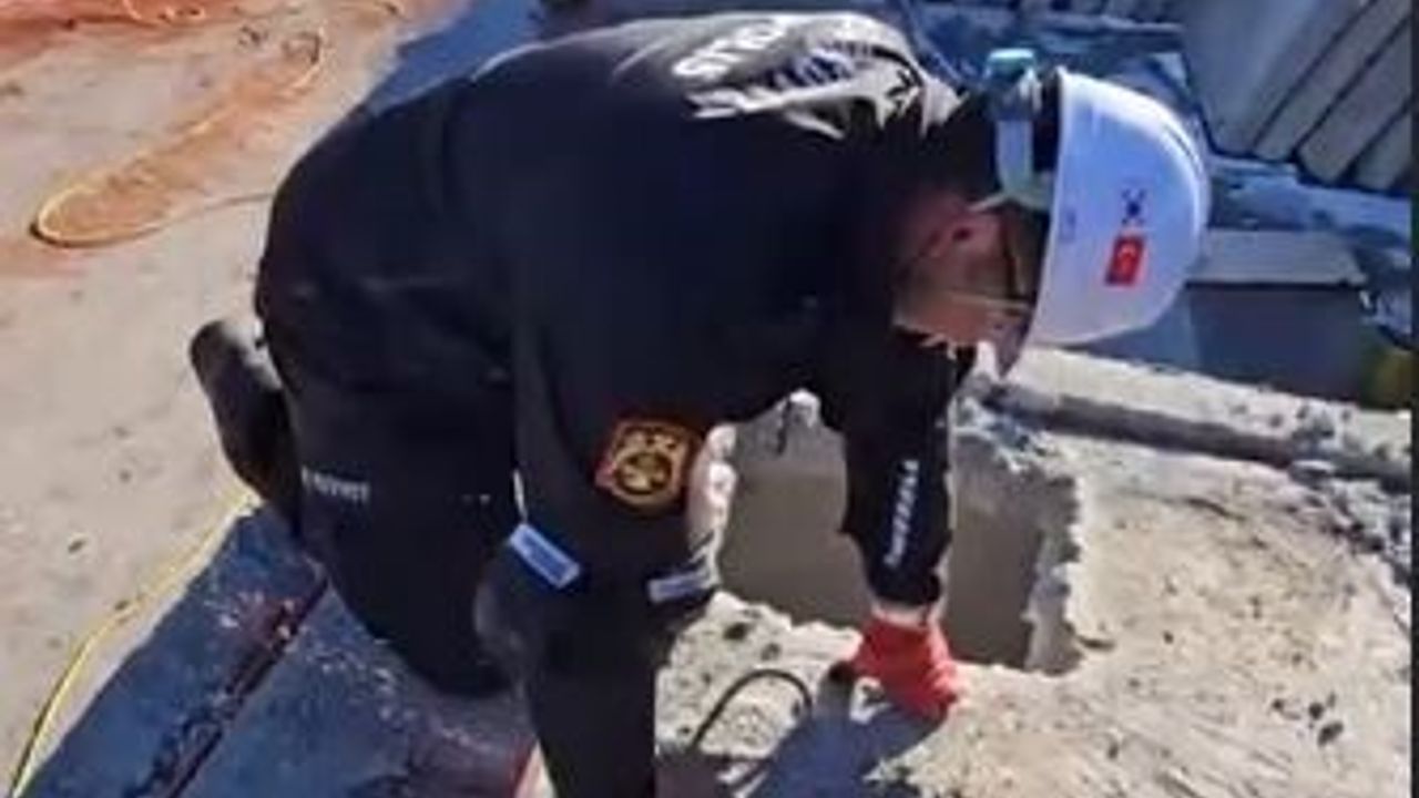 Çevik Kuvvet Polisine Enkazda Arama ve Kurtarma Eğitimi