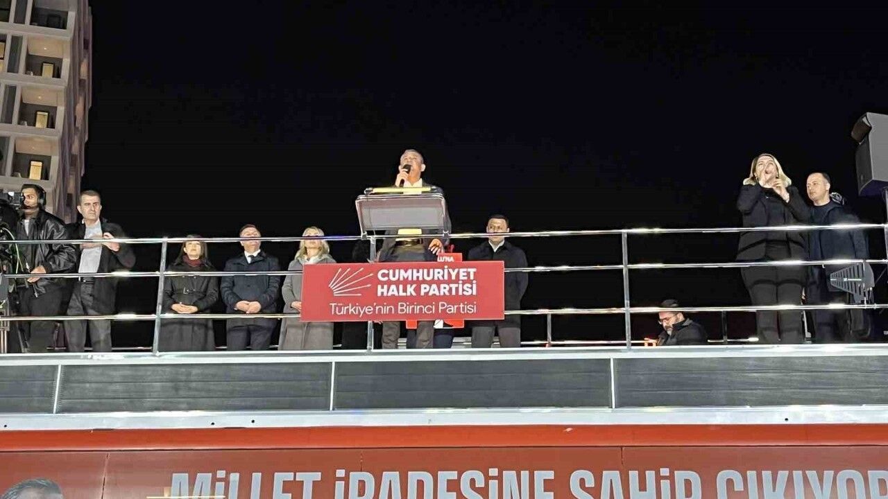 CHP Genel Başkanı Özgür Özel Güngören'de Mitingde Konuştu