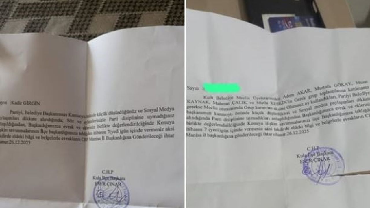 CHP Kula İlçe Başkanlığı'nda Siyasi Tartışmalar Tırmanıyor