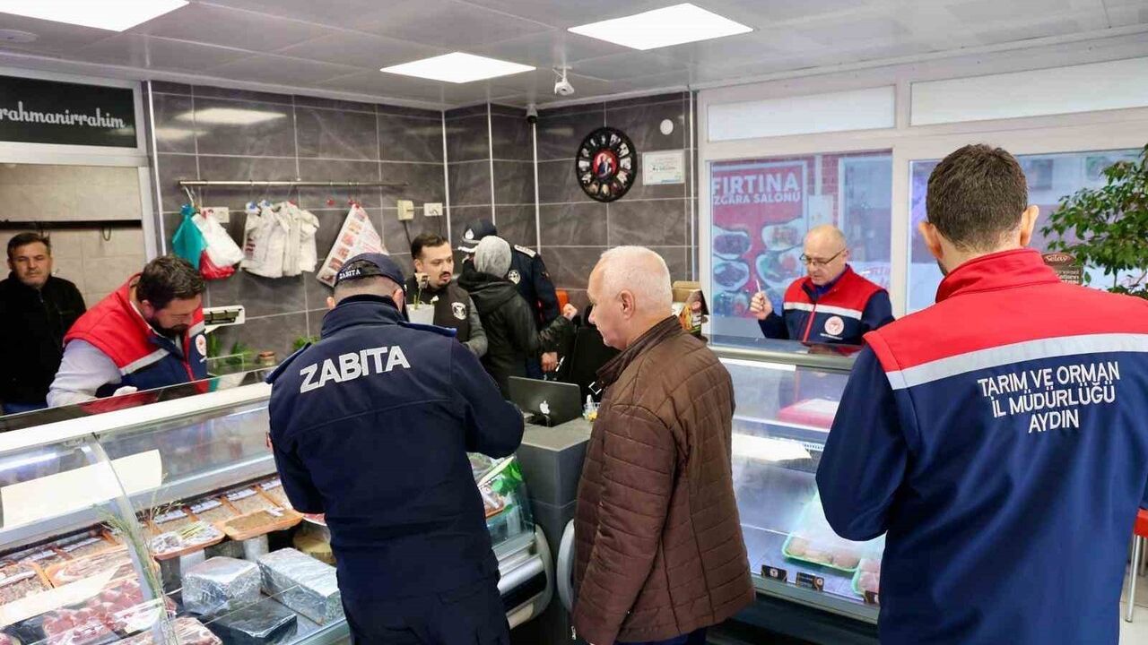 Çine'de Kasap Denetimleri: Gıda Güvenliği İçin Sıkı Kontroller