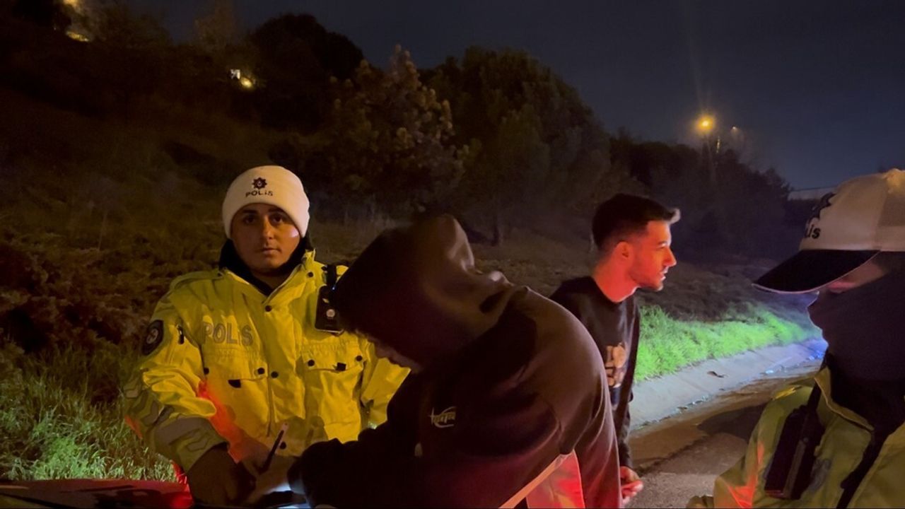 Çorlu'da Sürücü Değişikliği Trafik Polisinin Gözünden Kaçmadı