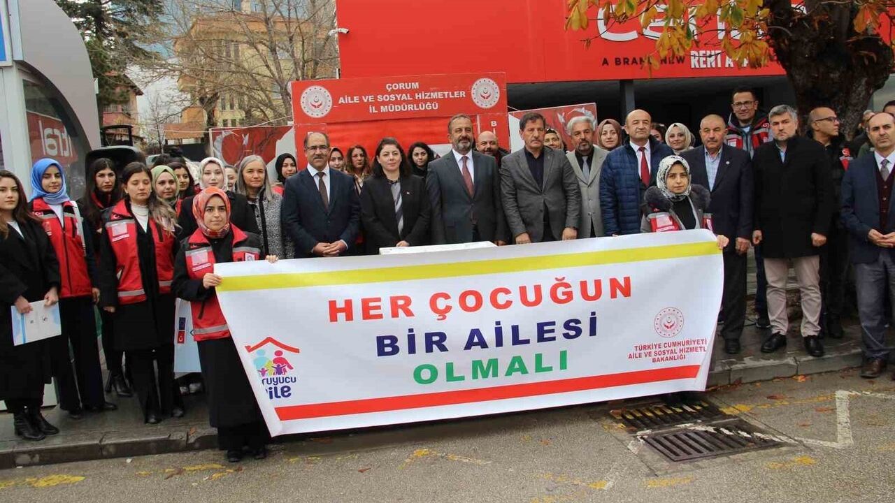 Çorum'da Koruyucu Aile Eğitimi İçin Farkındalık Seferberliği