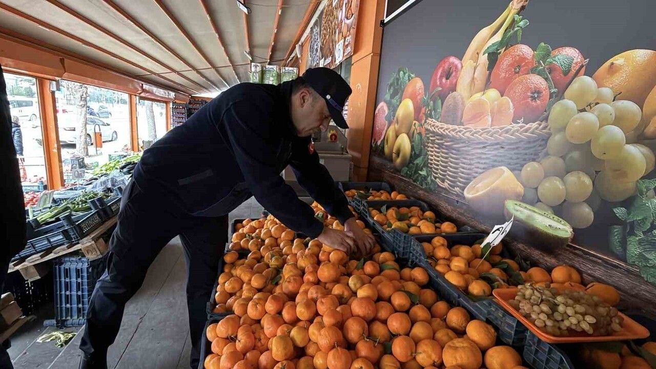 Çorum'da Manav ve Marketlere Sıkı Denetim
