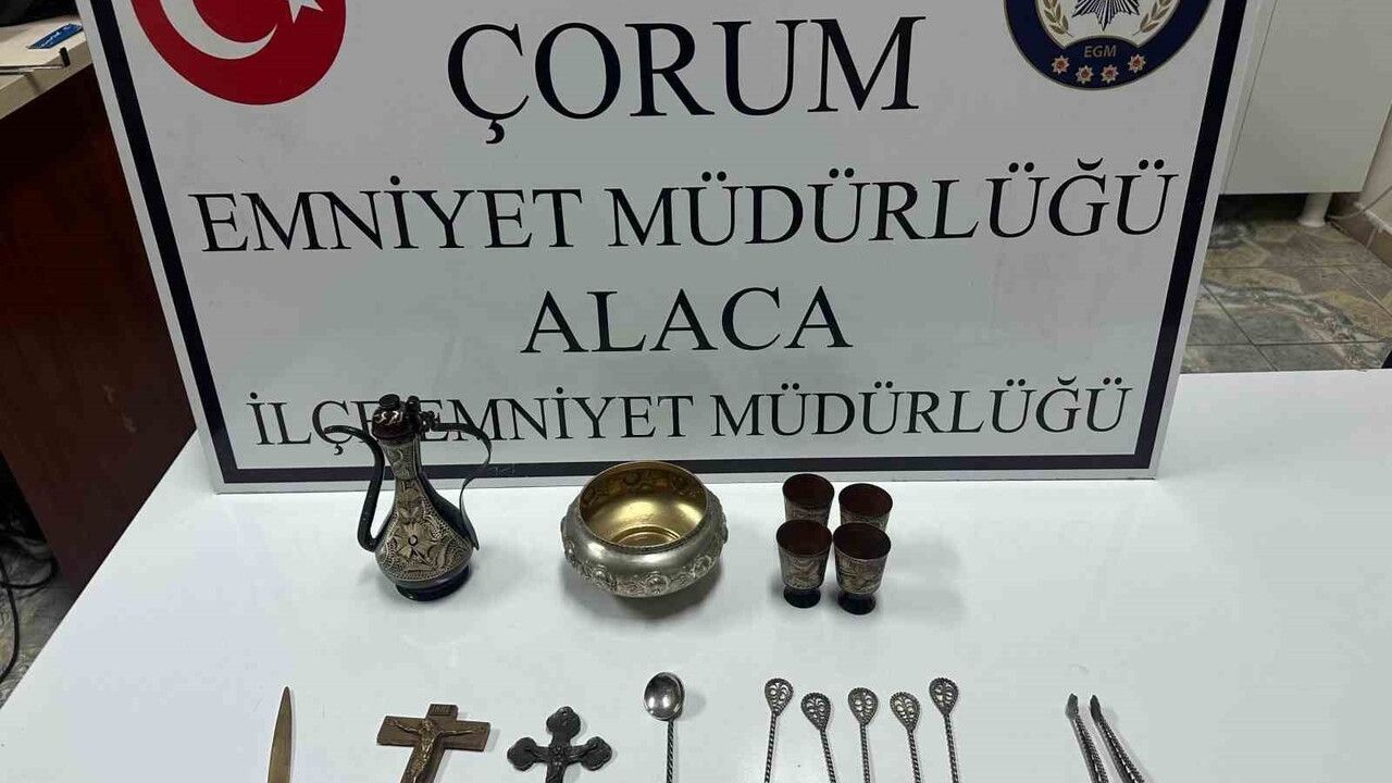 Çorum'da Tarihi Eser Operasyonu: 1 Gözaltı