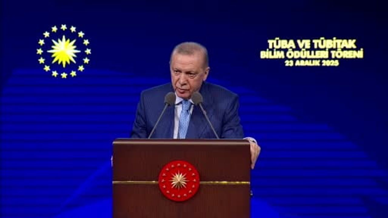 Cumhurbaşkanı Erdoğan'dan Bilim Ödülleri Töreninde Önemli Açıklamalar