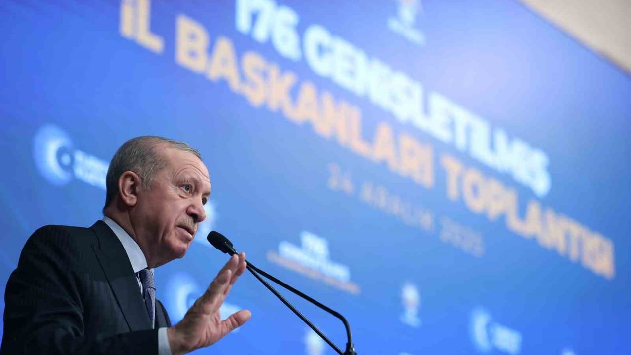 Cumhurbaşkanı Erdoğan'dan Filistin ve AK Parti Teşkilatına vurgular