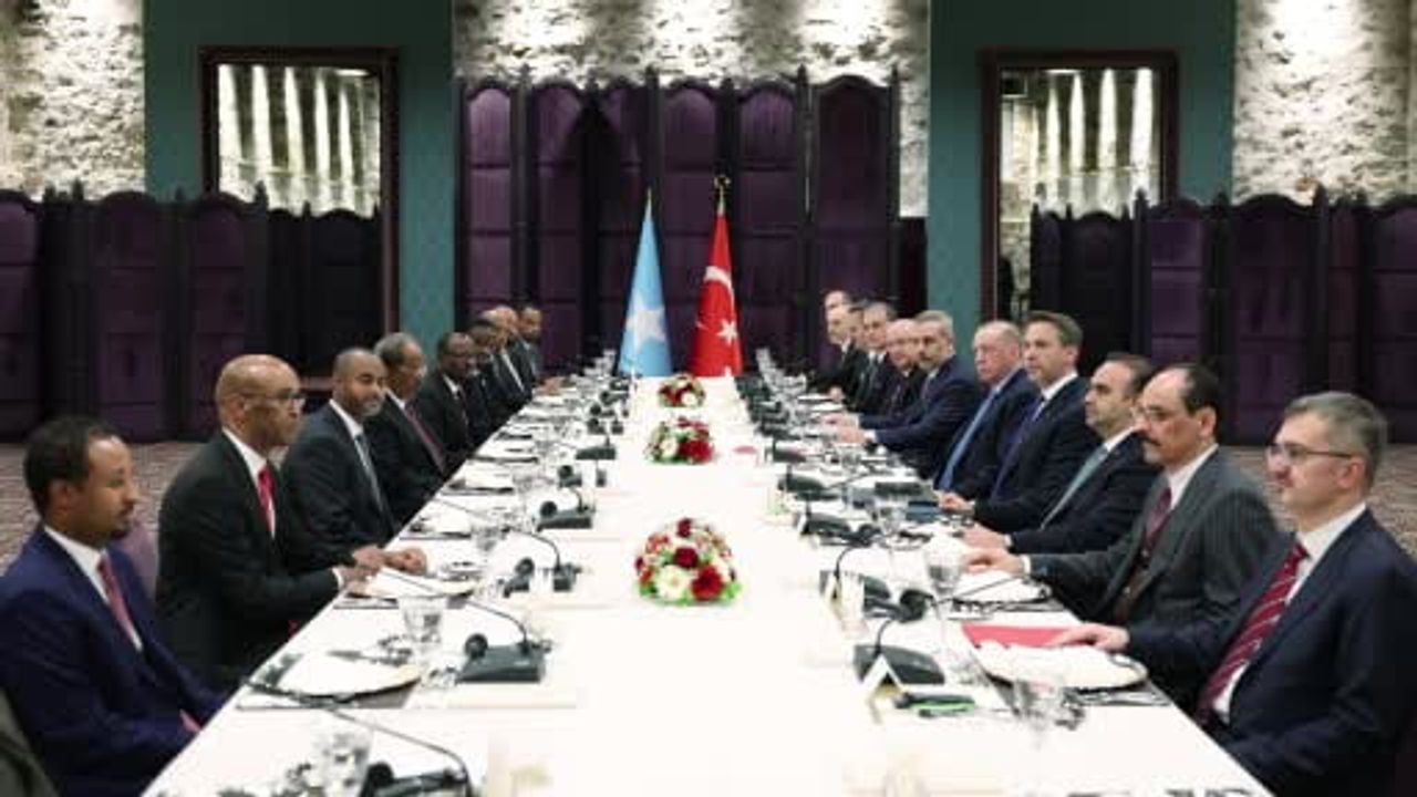 Cumhurbaşkanı Erdoğan, Somali Cumhurbaşkanı Mahmud ile Görüştü