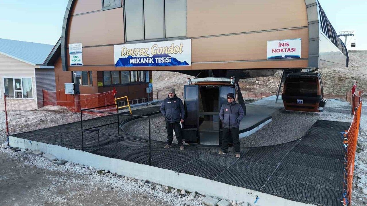 Davraz Kayak Merkezi Sezona Kar Hasretiyle Başladı