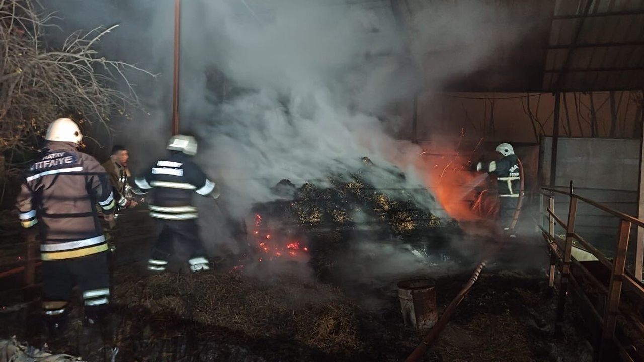 Defne'de Samanlık Yangını: Hızlı Müdahale Kurtardı