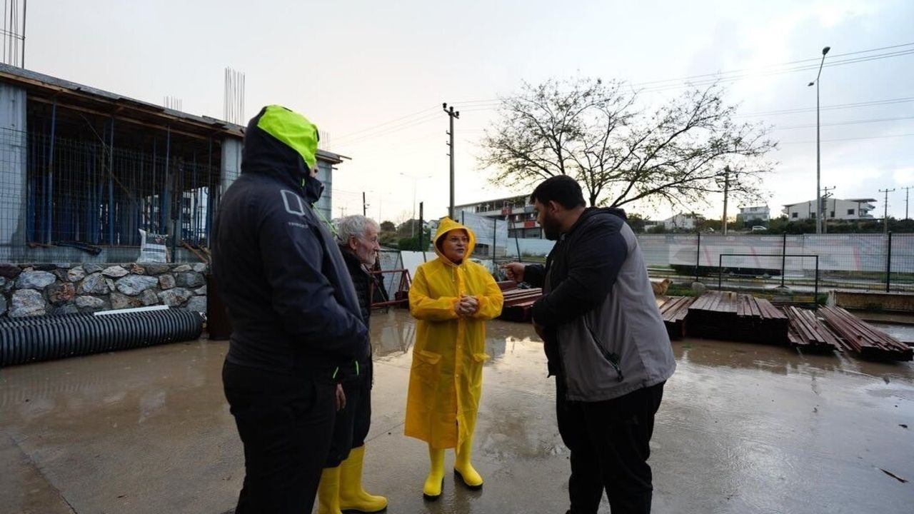Didim Belediyesi Aşırı Yağışlar Sonrası Görevde