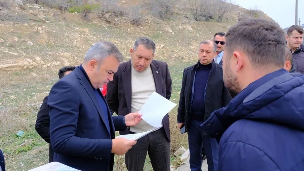 Dinar'da Kaçış Rampası Projesi İlerlemede