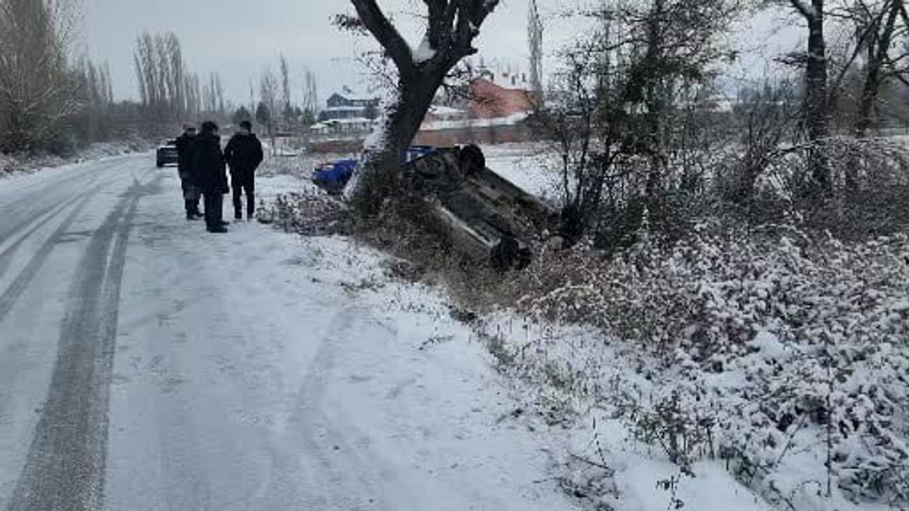 Domaniç'te Gizli Buzlanma Kazaya Neden Oldu