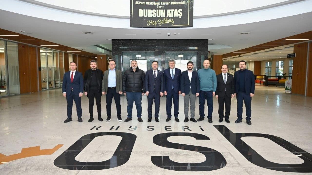 Dursun Ataş, Kayseri OSB Toplantısında Sanayicilerin Taleplerini Dinledi