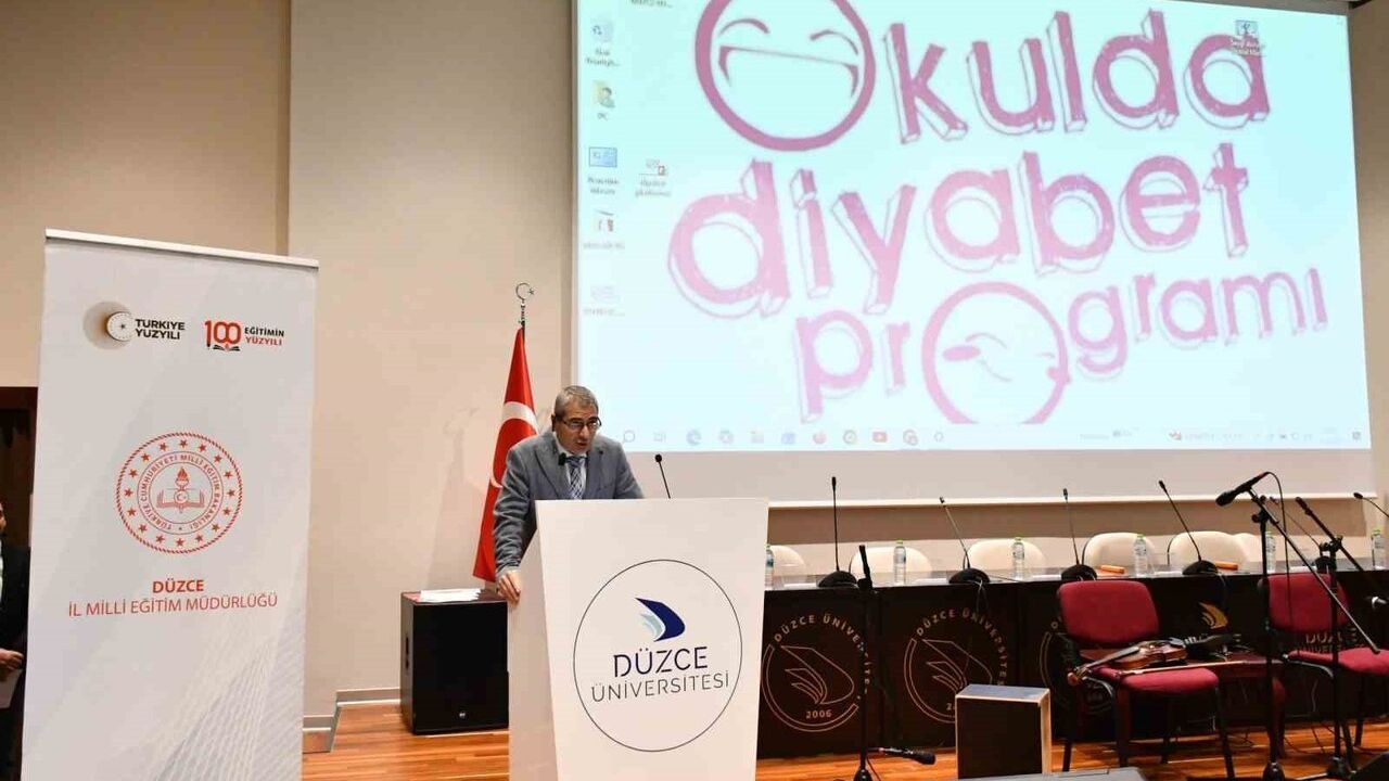Düzce'de 'Okulda Diyabet' Konferansı Gerçekleştirildi