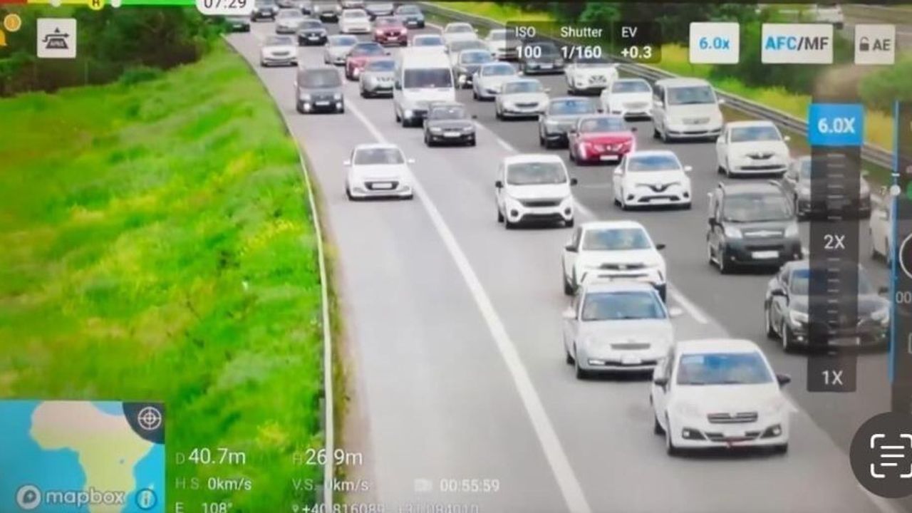 Düzce'de Trafikteki Araç Sayısı 160 Bini Aştı