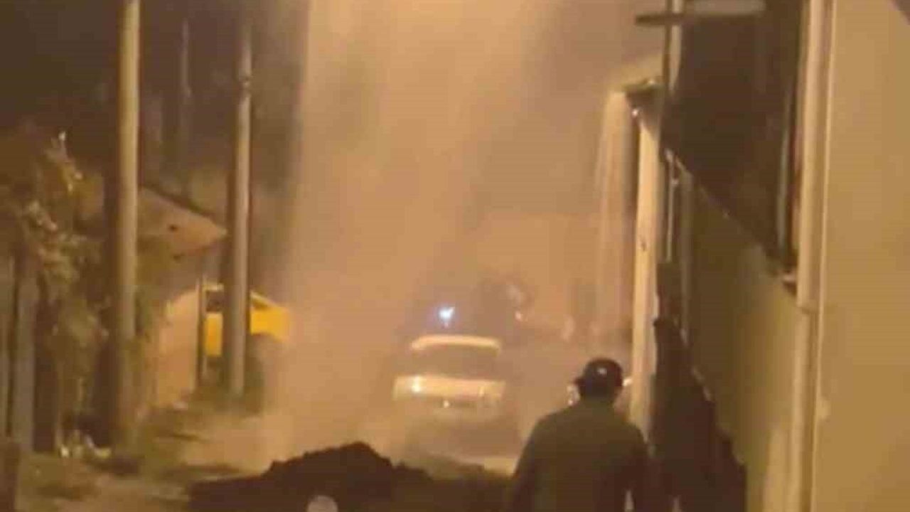 Edirne'de İçme Suyu Hattında Patlama