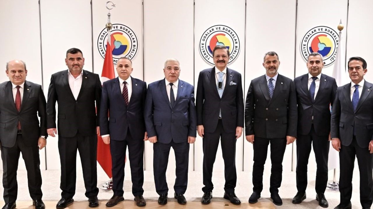 Edremit Ticaret Odası Başkanı Ahmet Çetin, TOBB İklim Değişikliği Toplantısında