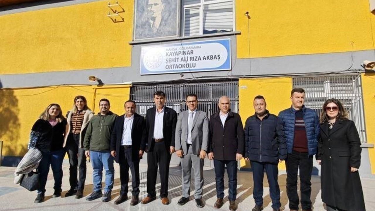 Eğitim Bir-Sen Gölmarmara’da Eğitim Çalışmalarını İnceledi