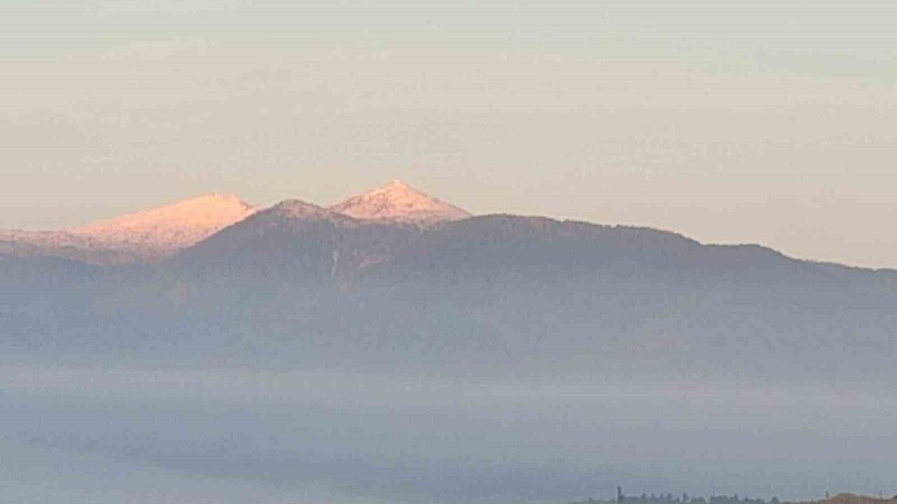 Eğrigöz Dağı'nda İlk Kar Manzarası
