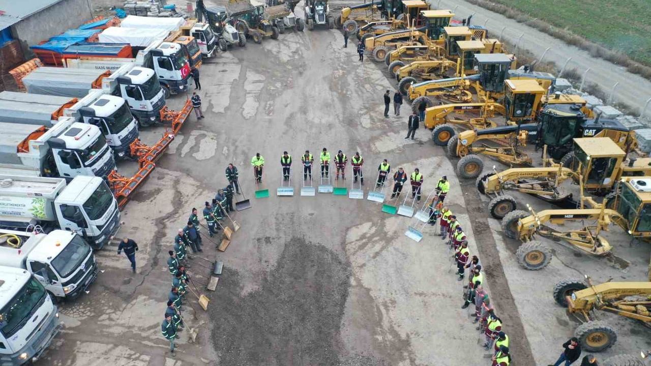 Elazığ Belediyesi Karla Mücadele İçin Hazır