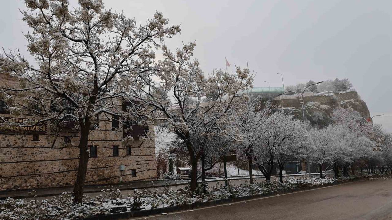 Elazığ'da Kar ve Sis Aynı Manzarada Buluştu