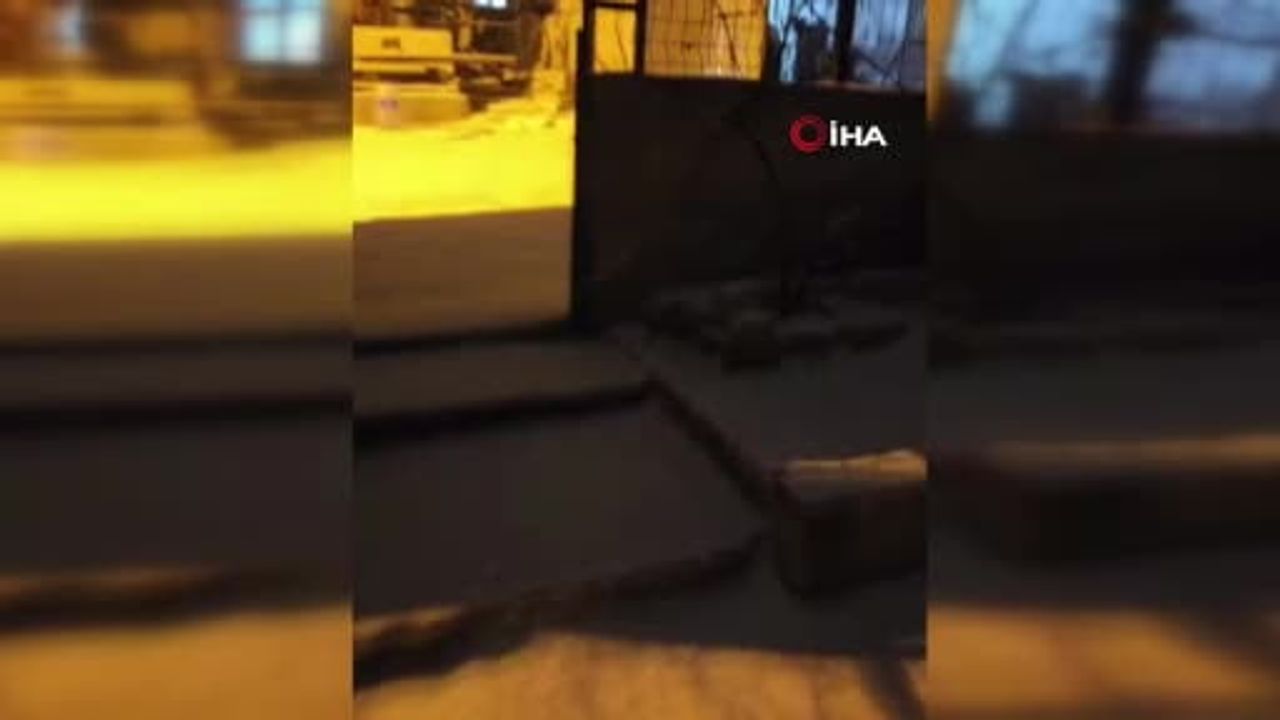 Elmadağ'da Akşam Saatlerinde Etkili Kar Yağışı