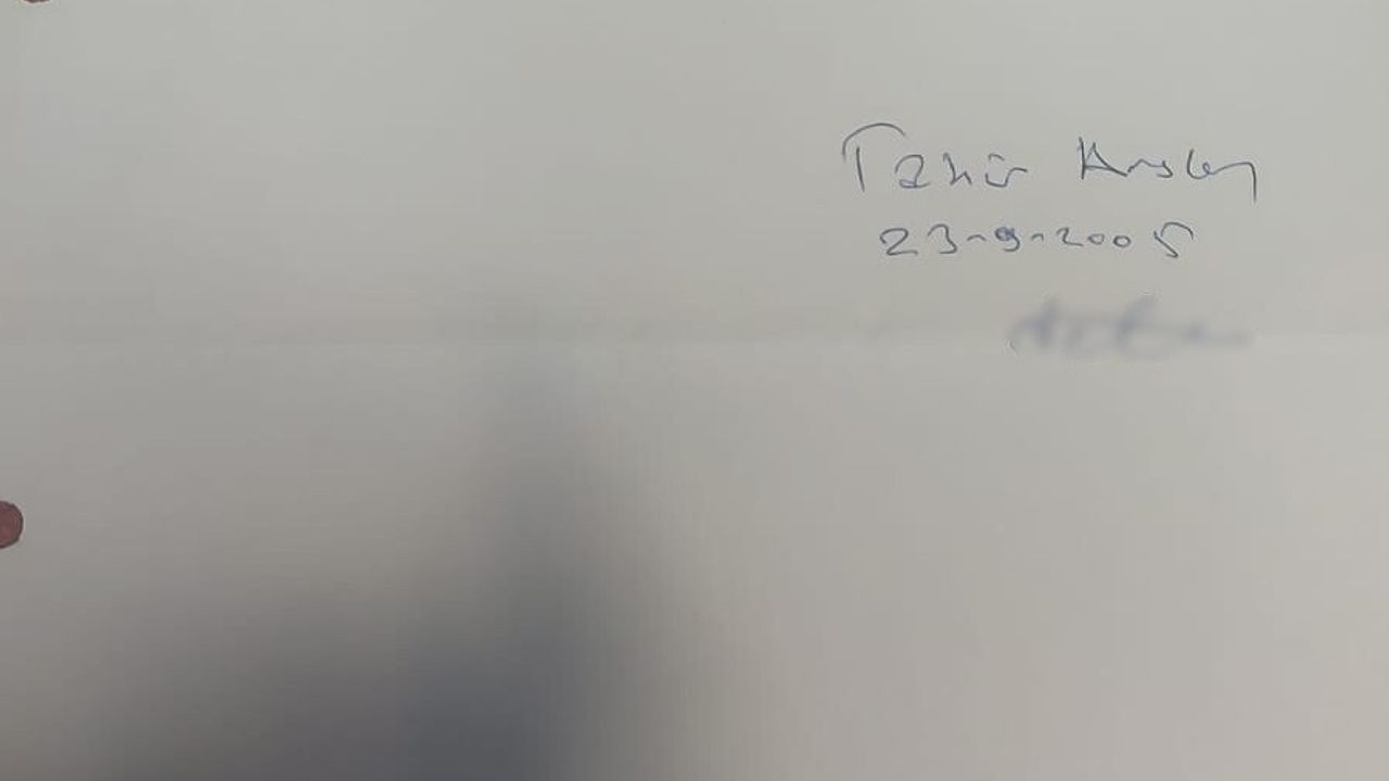 Ermenek Devlet Hastanesi'ne Teşekkür Mektupları