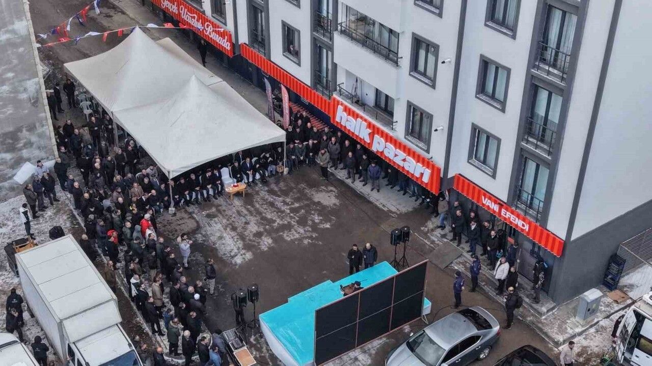 Erzurum’da 10. Halk Pazarı Açılışı Yapıldı