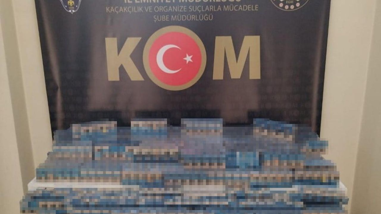 Erzurum'da Kaçak Sigara Operasyonu