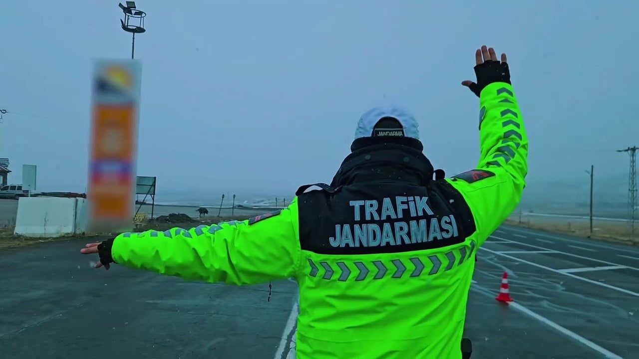 Erzurum'da Kış Lastiği Denetimi