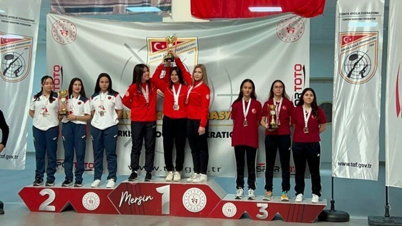 Erzurum ETÜ Atıcılık Takımı Havalı Tüfek Şampiyonasında Zafere Ulaştı