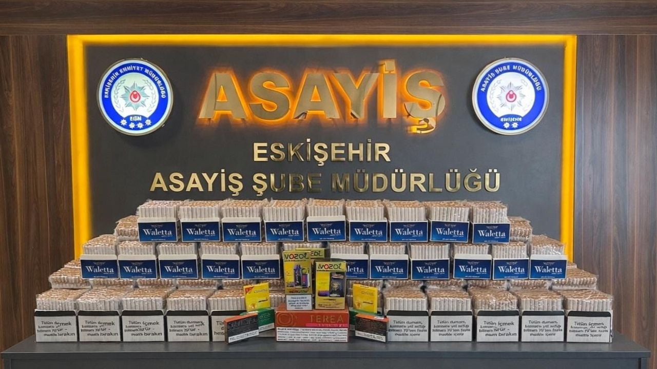 Eskişehir'de Bandrolsüz Sigara Operasyonu