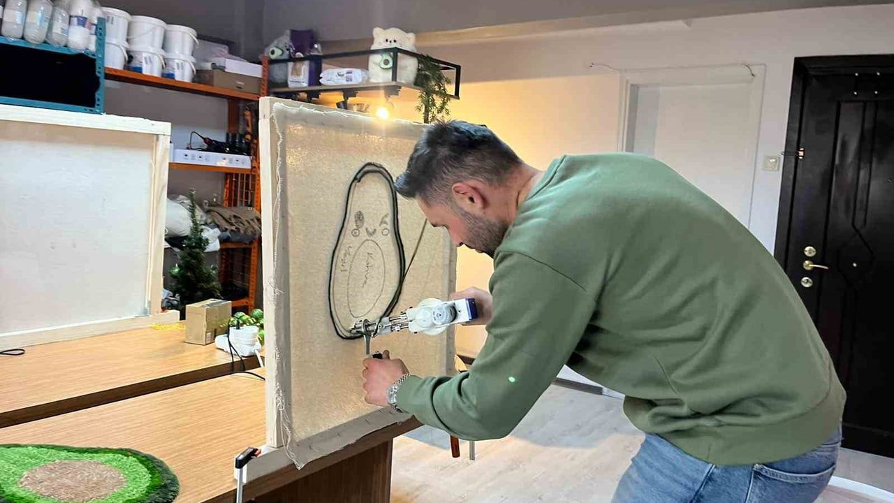 Eskişehir'de Tufting Atölyesi: Hayaller Kumaşa Dönüşüyor