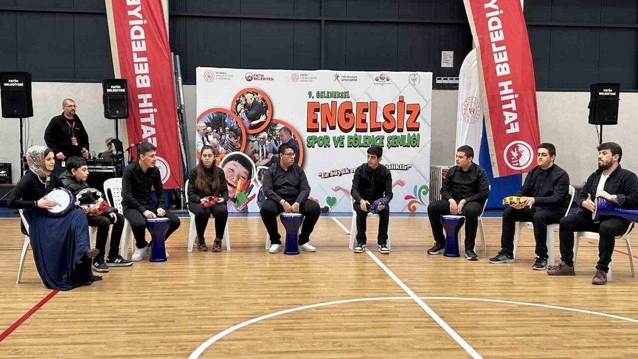 Fatih’te Engelli Çocuklar Doyasıya Eğlendi