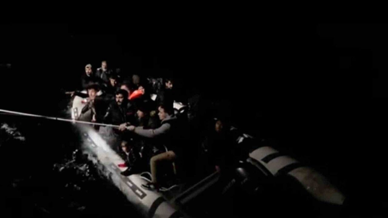 Fethiye Açıklarında Düzensiz Göçmen Kurtarma Operasyonu