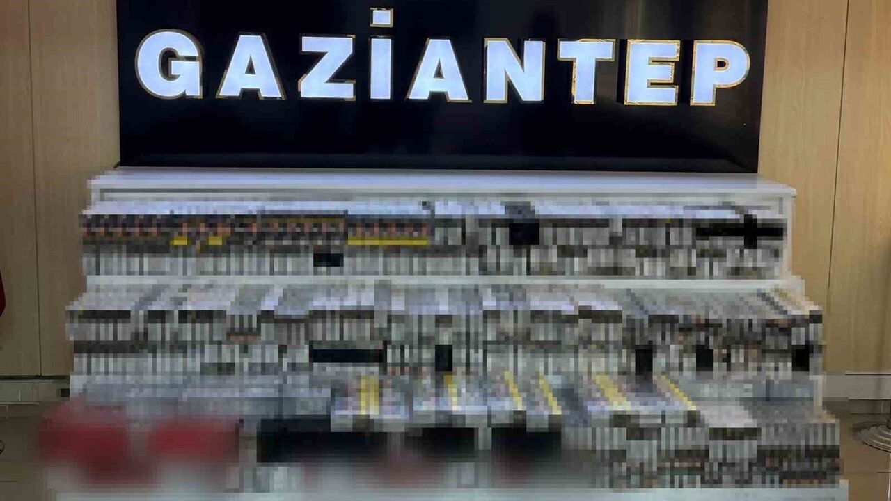 Gaziantep'te Kaçak Akaryakıt ve Sigara Operasyonu