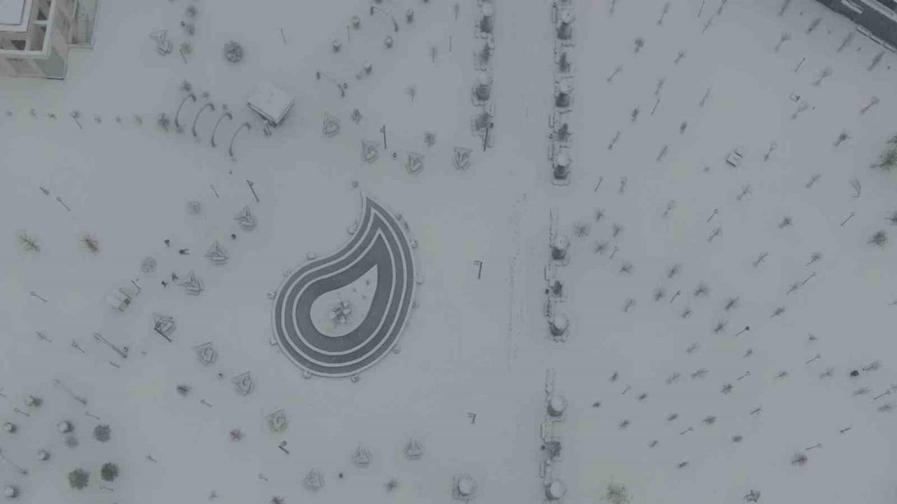 Gaziantep’te Kar Görüntüleri