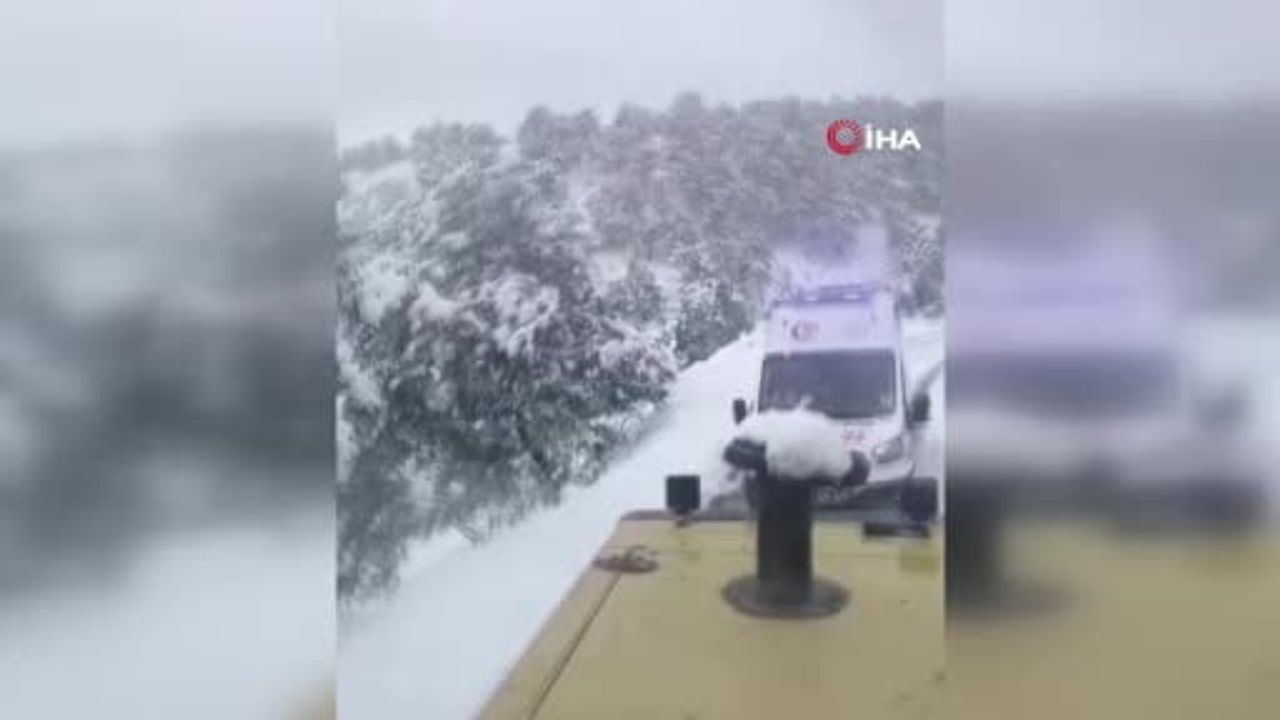 Gaziantep'te Kar Yağışı Nedeniyle Kolu Kırılan Kadın İçin Ekipler Seferber Oldu