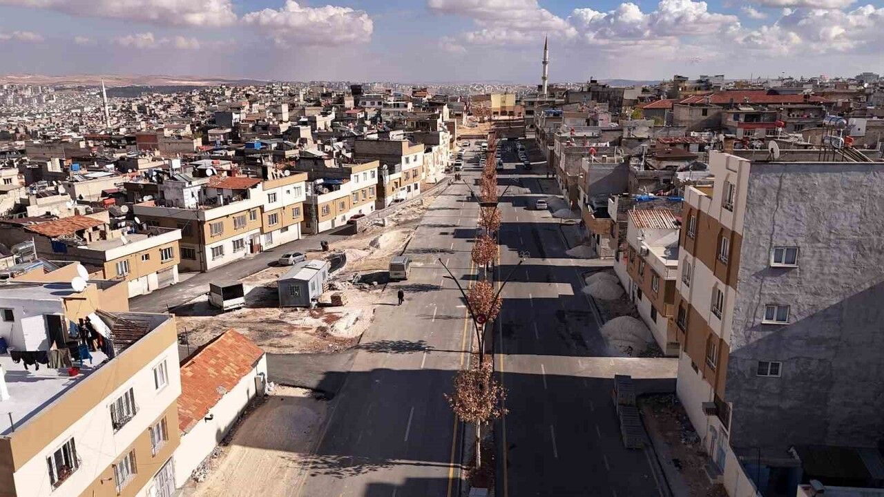 Gaziantep'te Şanlıdere Caddesi Ulaşımı Rahatlıyor