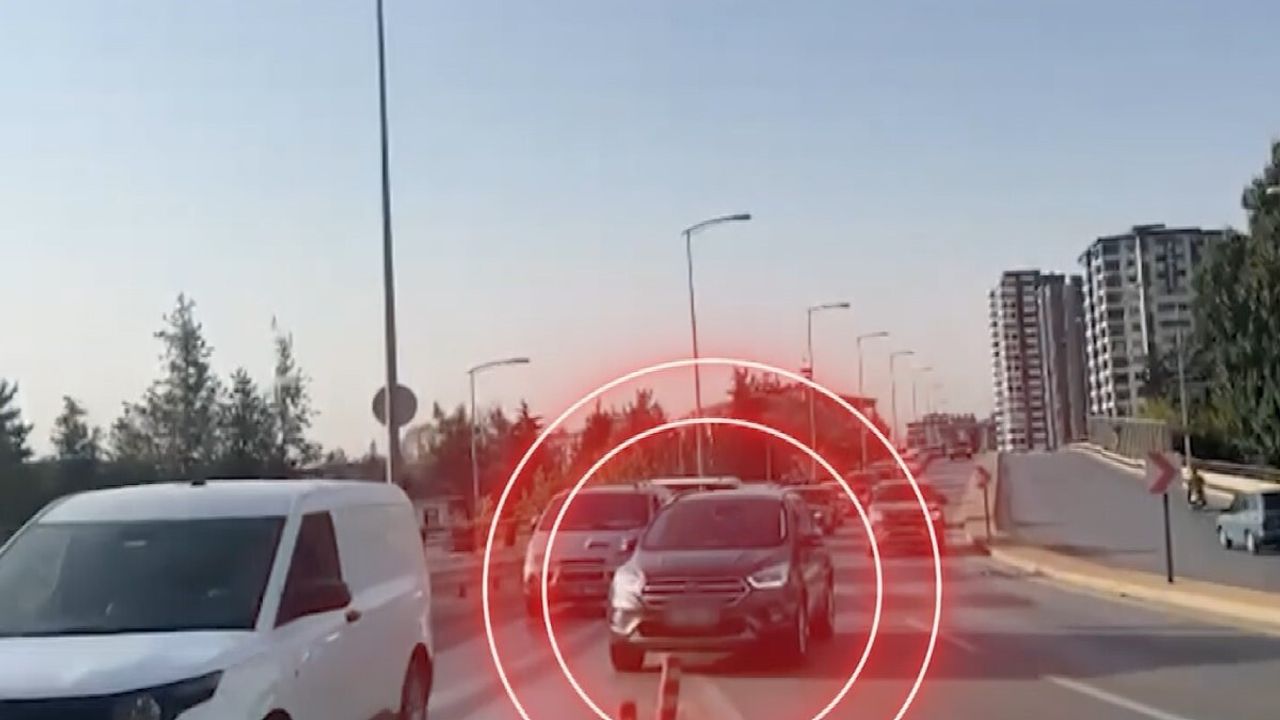 Gaziantep'te Şerit İhlali Yapan 810 Sürücüye Ceza