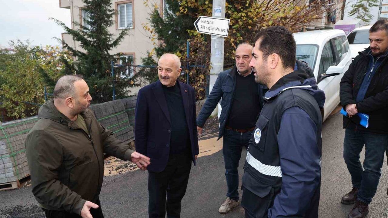 Gebze'de Altyapı Çalışmaları Sonrası 21 Bin Ton Asfalt Uygulaması