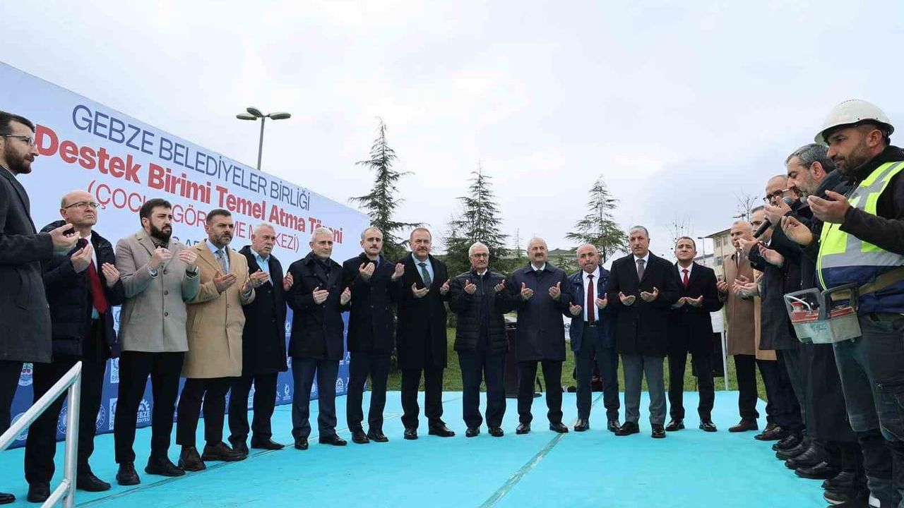 Gebze'de Çocuk Görüşme Merkezi Temeli Atıldı