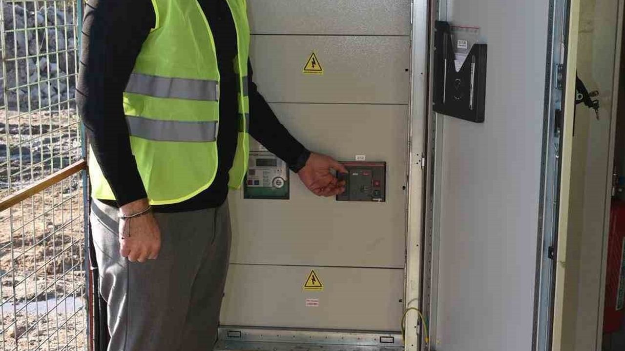 Germencik Belediyesi Güneş Enerji Sistemini Faaliyete Geçirdi