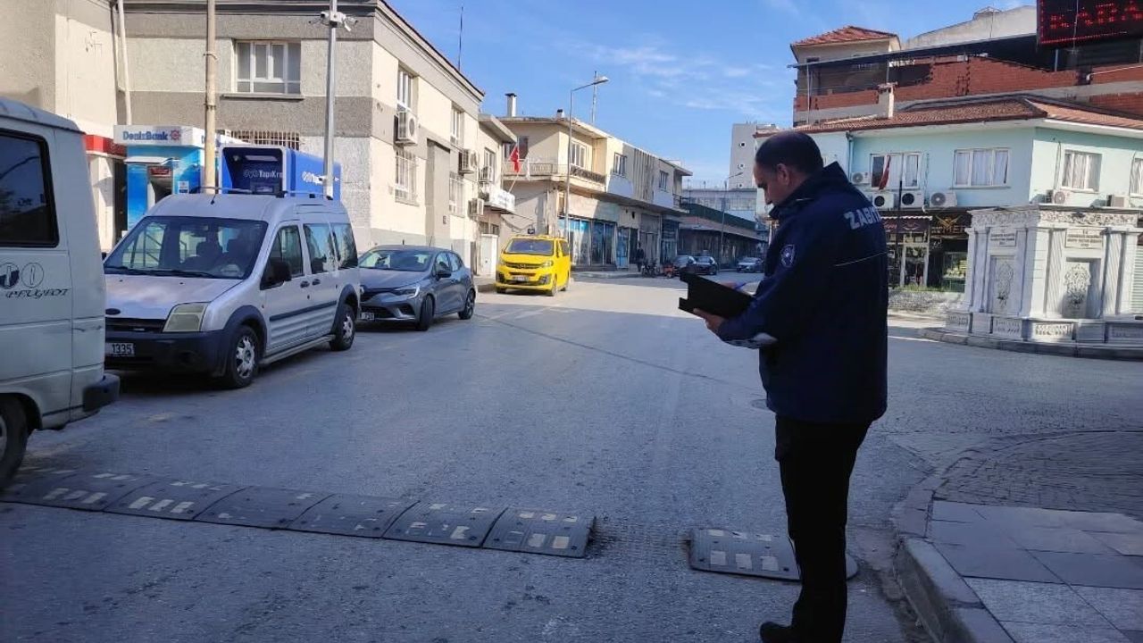 Germencik'te Trafik Güvenliği İçin Kasisler Yeniden Düzenleniyor