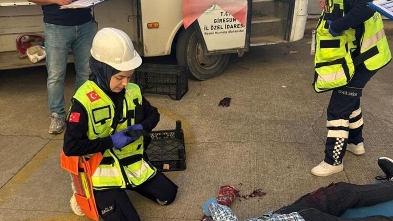 Giresun'da Acil Sağlık Hizmetleri Yarışması Düzenlendi